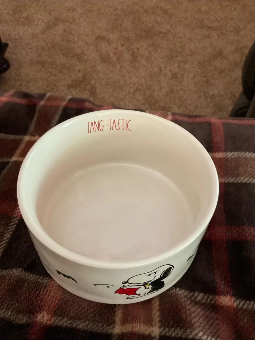 Rae Dunn White Peanuts x Rae Dunn Ceramic Collaboration Bowl